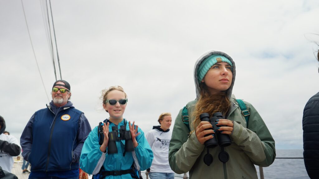 Members of the 2024 Youth Action Council engaged in a hands-on experiences, learning about marine mammal conservation and the critical role they play in protecting our oceans.